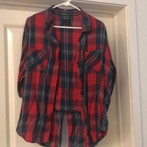 Button up flannel style shirt